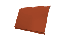 Вертикаль 0,2 classic 0,5 Satin Matt с пленкой RAL 8004 терракота